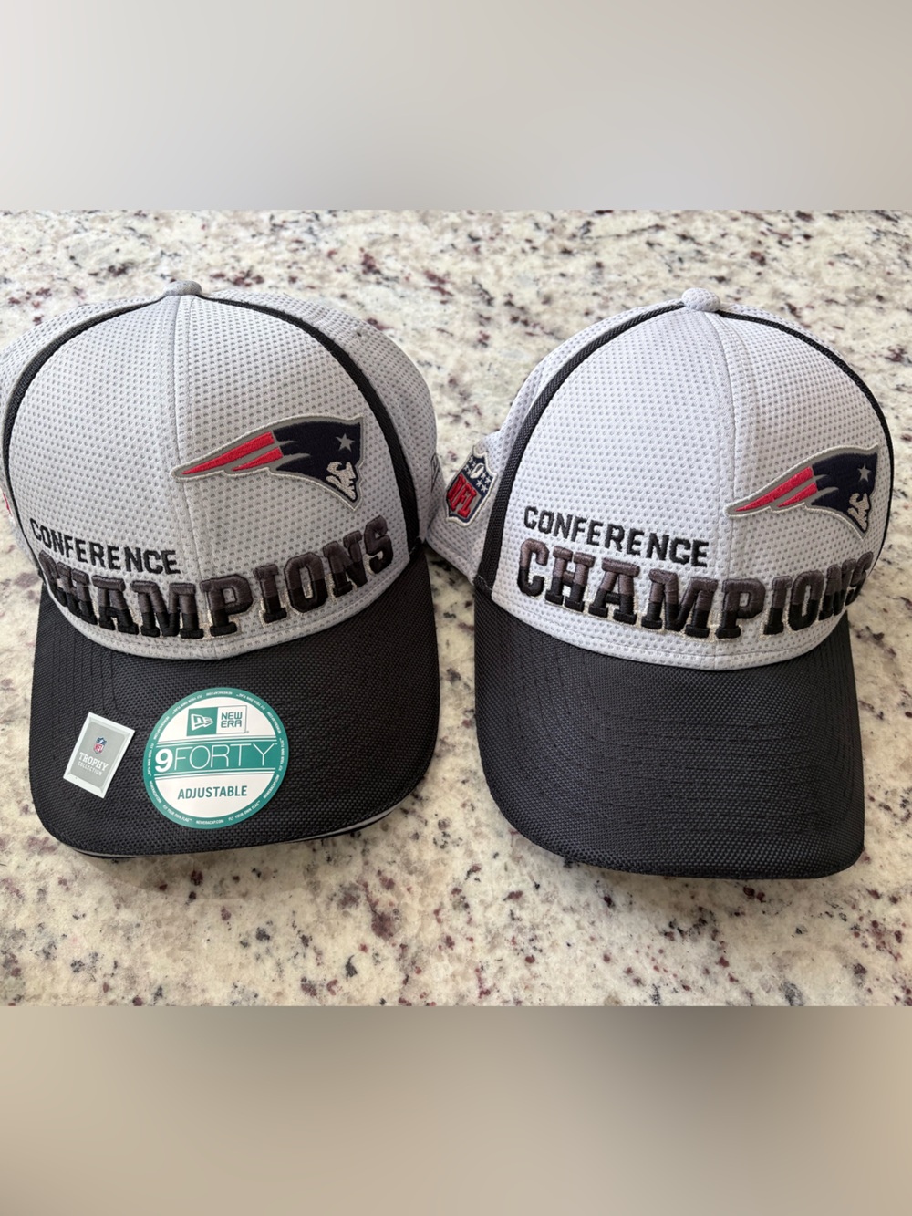 ⭐️3/$20 Patriots Conference Champions XLIX Hats Lot of 2